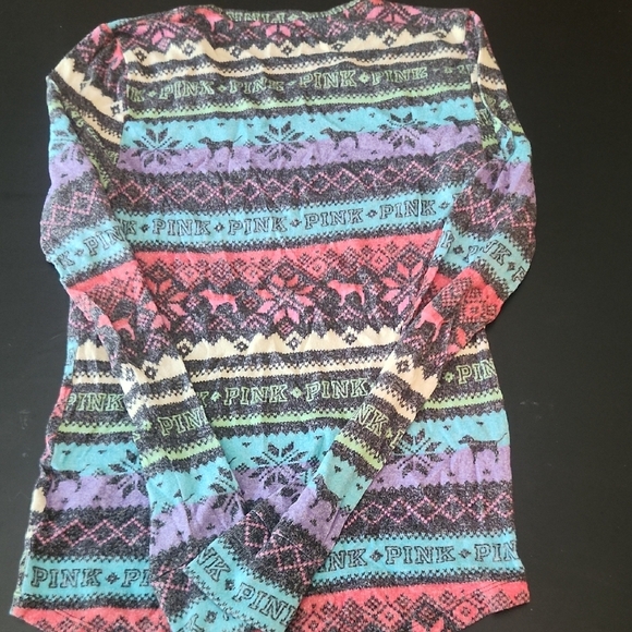 Victoria's Secret Multicolor Long Sleeve Tee - Picture 6 of 6
